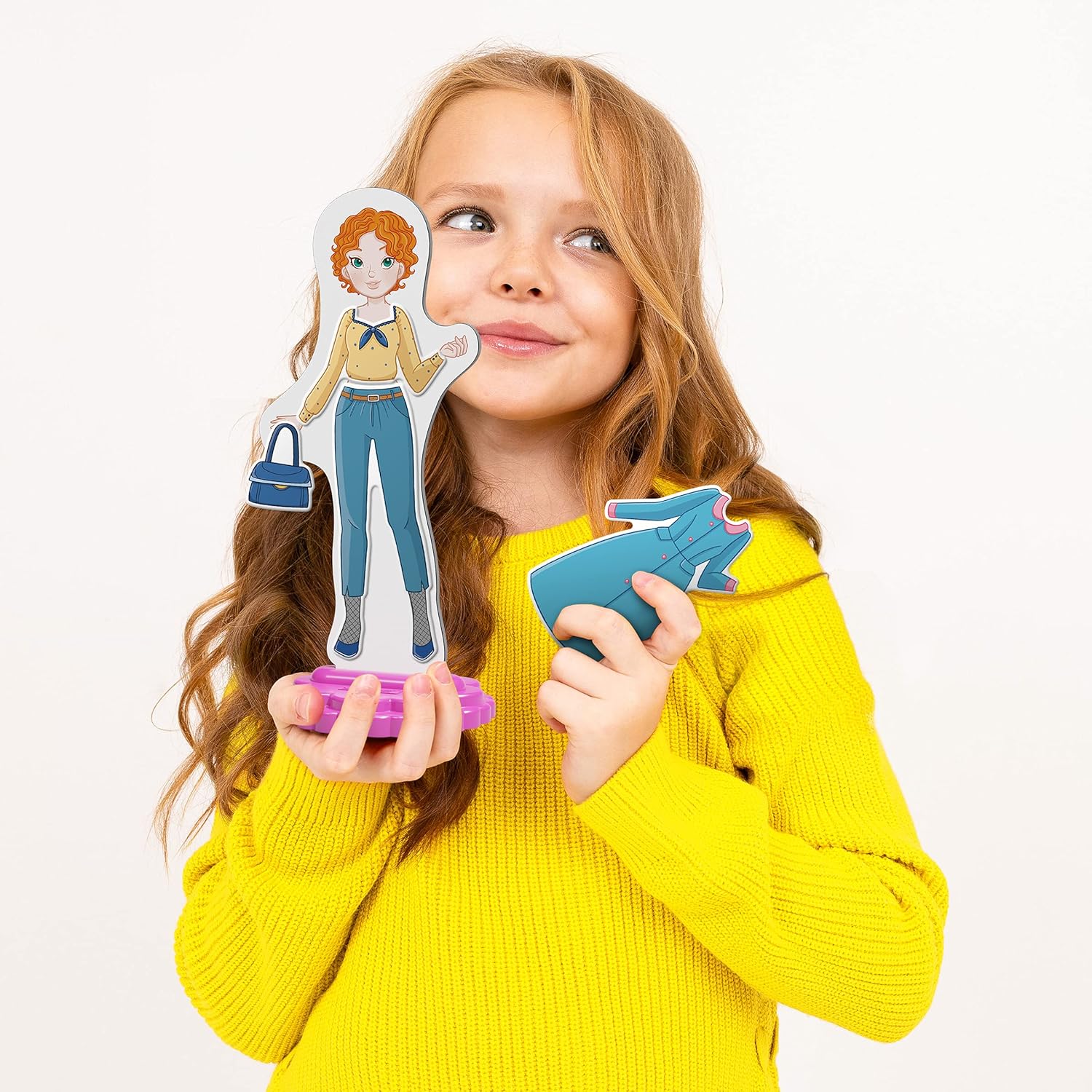 Thumbnail 1 de Quercetti Magnetic Fashion Maggie – Gioco magnetico per bambina (5 anni) con 29 accessori e outfit componibili