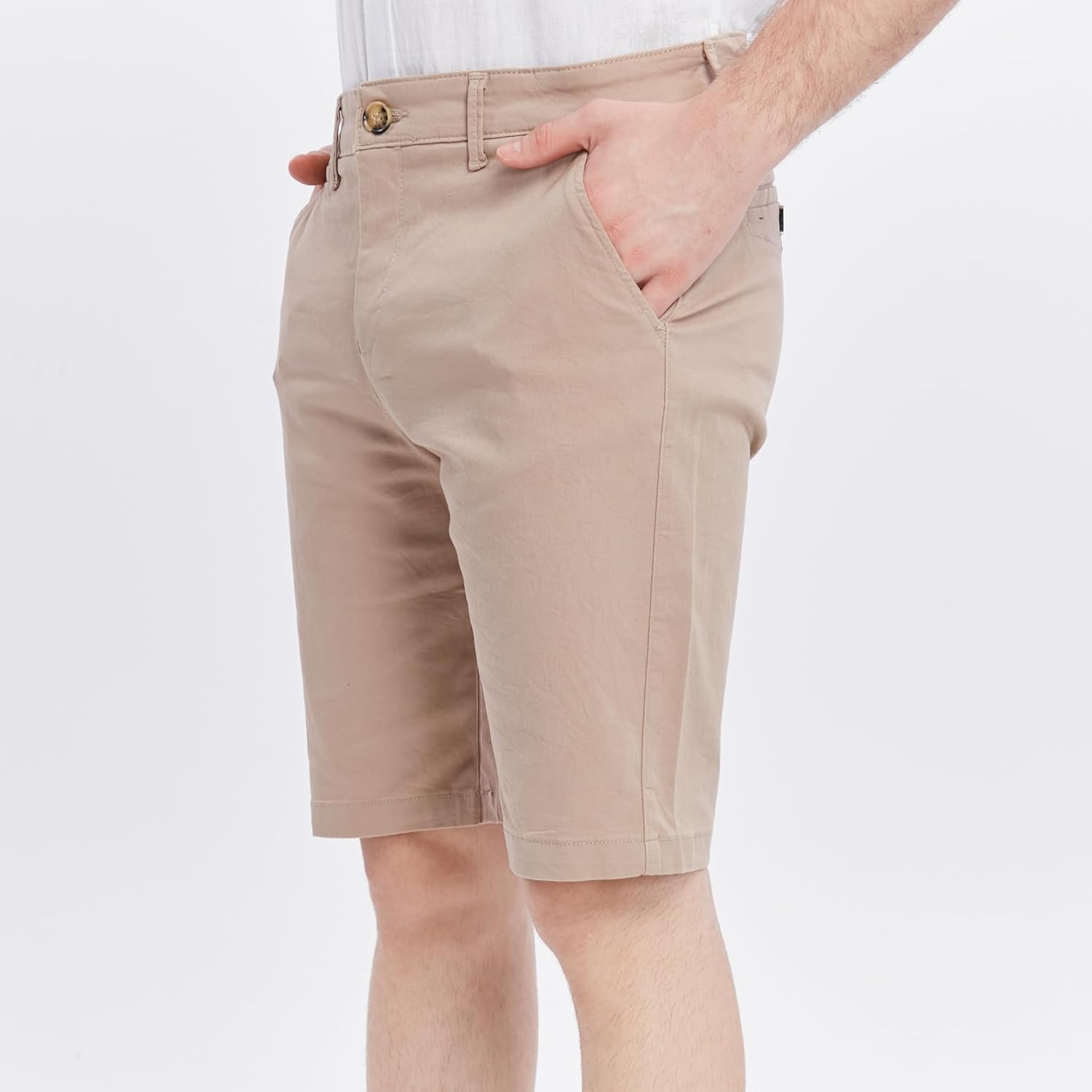 Thumbnail 6 de Xact Men’s Premium Tailored Chino Shorts – 9.5-Inch Inseam