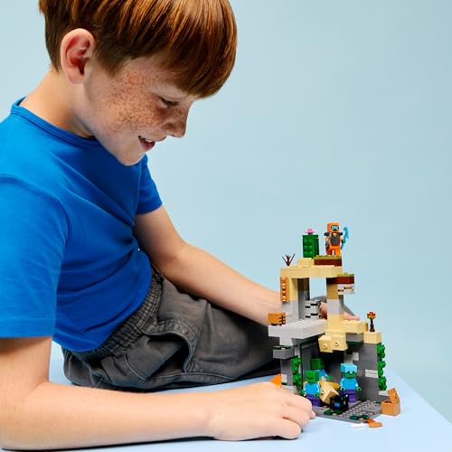 Thumbnail 9 de LEGO Minecraft Zombie Dungeon (21587): Giocattolo interattivo con Viandante, 3 Zombie, Slime e Tavolo da Crafting