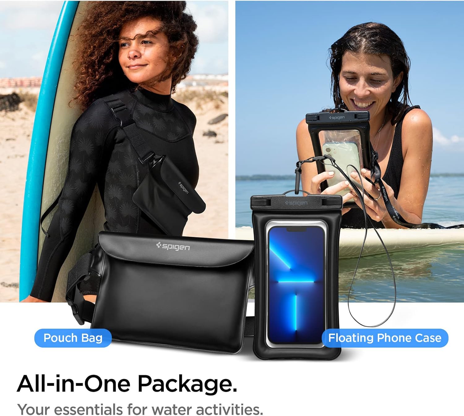 Detalle 2 de Spigen Aqua Shield, lot de 2 sacs étanches IPX8 ⚙