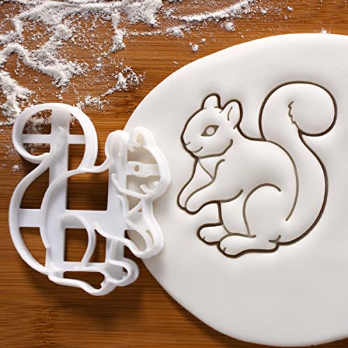 Detalle de BAKERLOGY Lot de 2 Emporte-pièces Écureuil et Gland pour Biscuit et Fondant