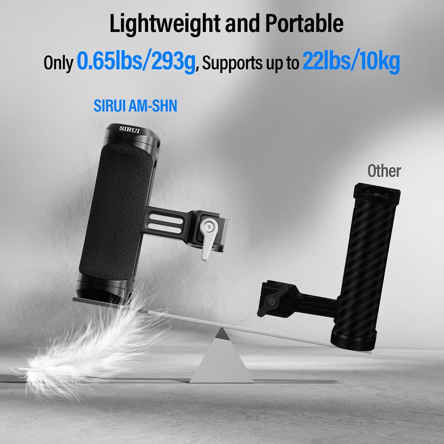 Thumbnail 2 de SIRUI AM-SHN Side Handle for ARRI/NATO Mount – Lightweight, Adjustable Cage Grip