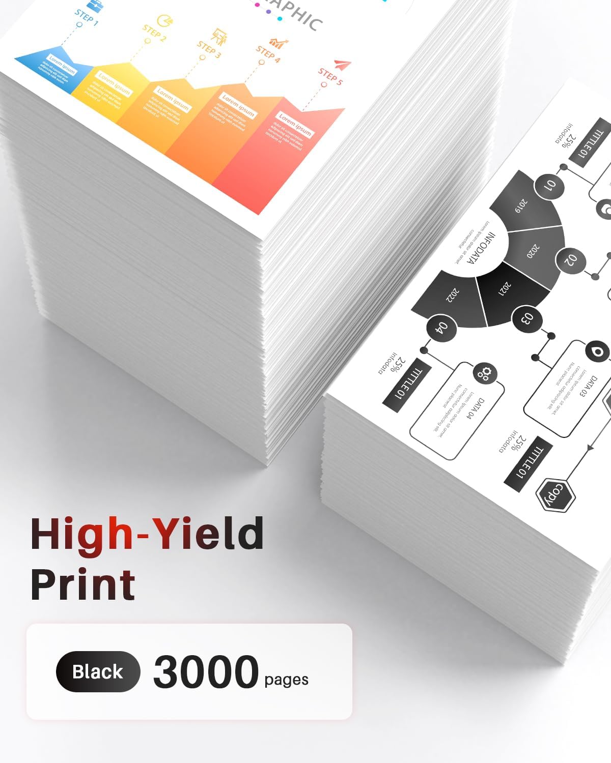 Thumbnail 2 de Halloya TN-243CMYK (TN-247BK) toner compatible pour Brother MFC/DCP et HL-L3210CW