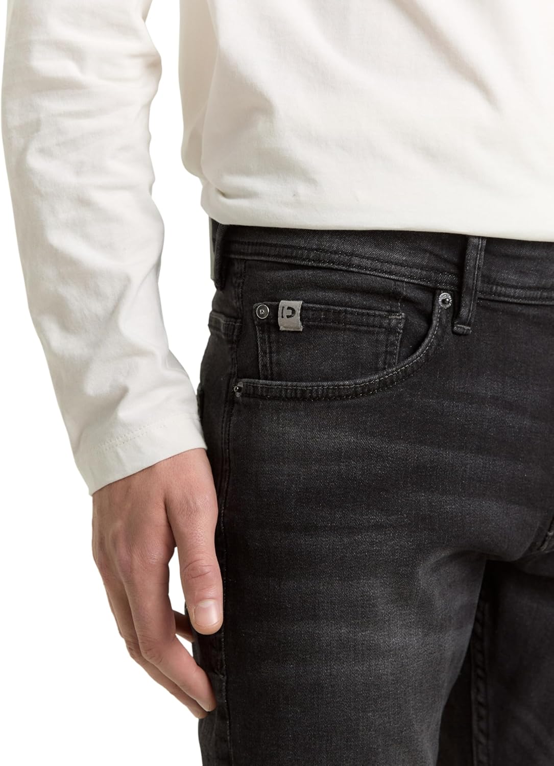 Detalle de TOM TAILOR Denim Herren Piers Slim Jeans – Slim Fit mit Stretch