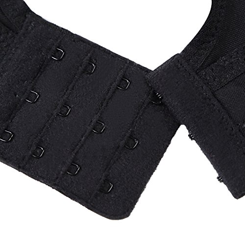 Thumbnail 7 de Wingslove Soutien-Gorge Sport Femme Grande Taille Impact Élevé sans Armature Non Rembourré – Noir, 95D