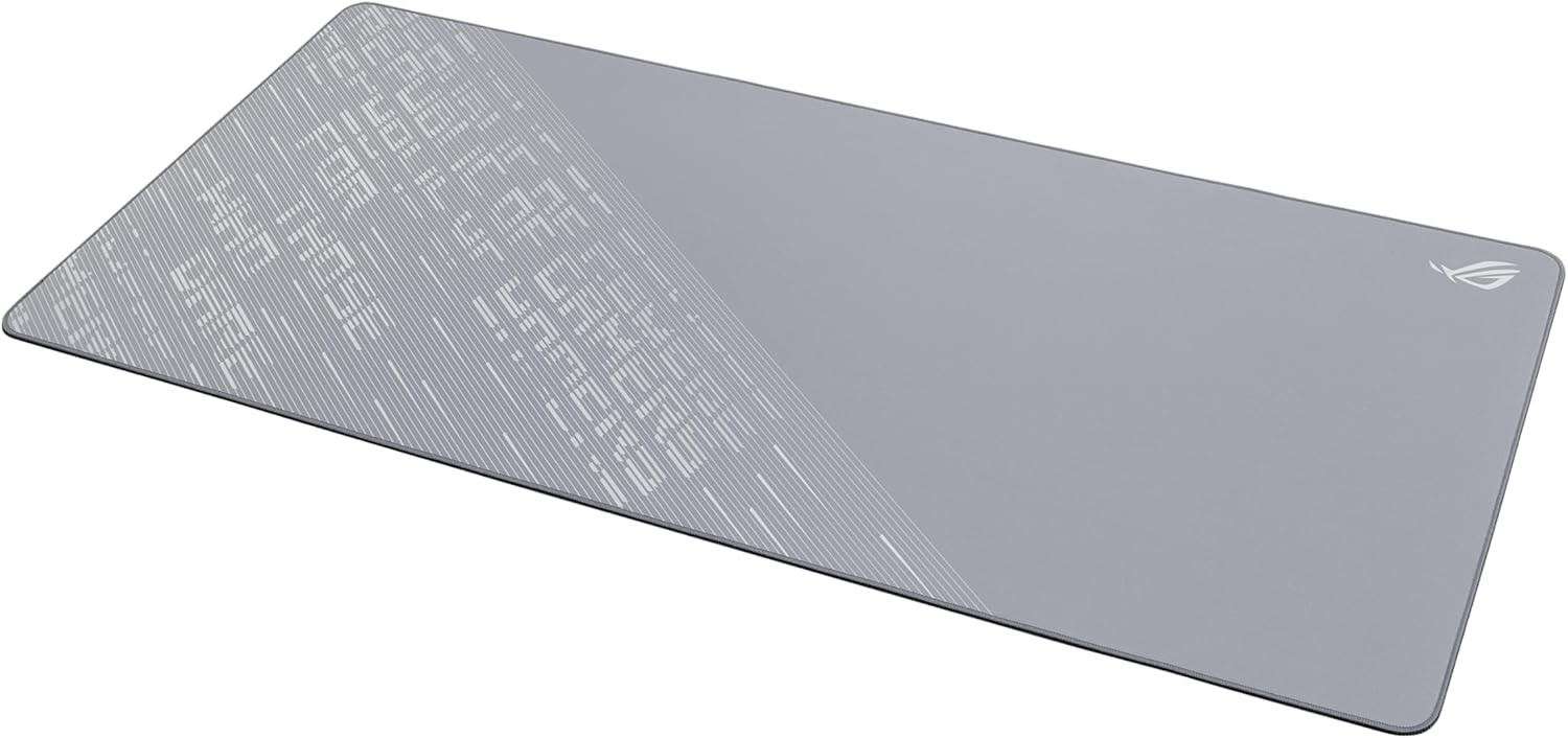 Thumbnail 3 de ASUS ROG Scabbard II Arctic Gray XXL — Tapis de souris gaming 900 × 400 mm, base caoutchouc antidérapante