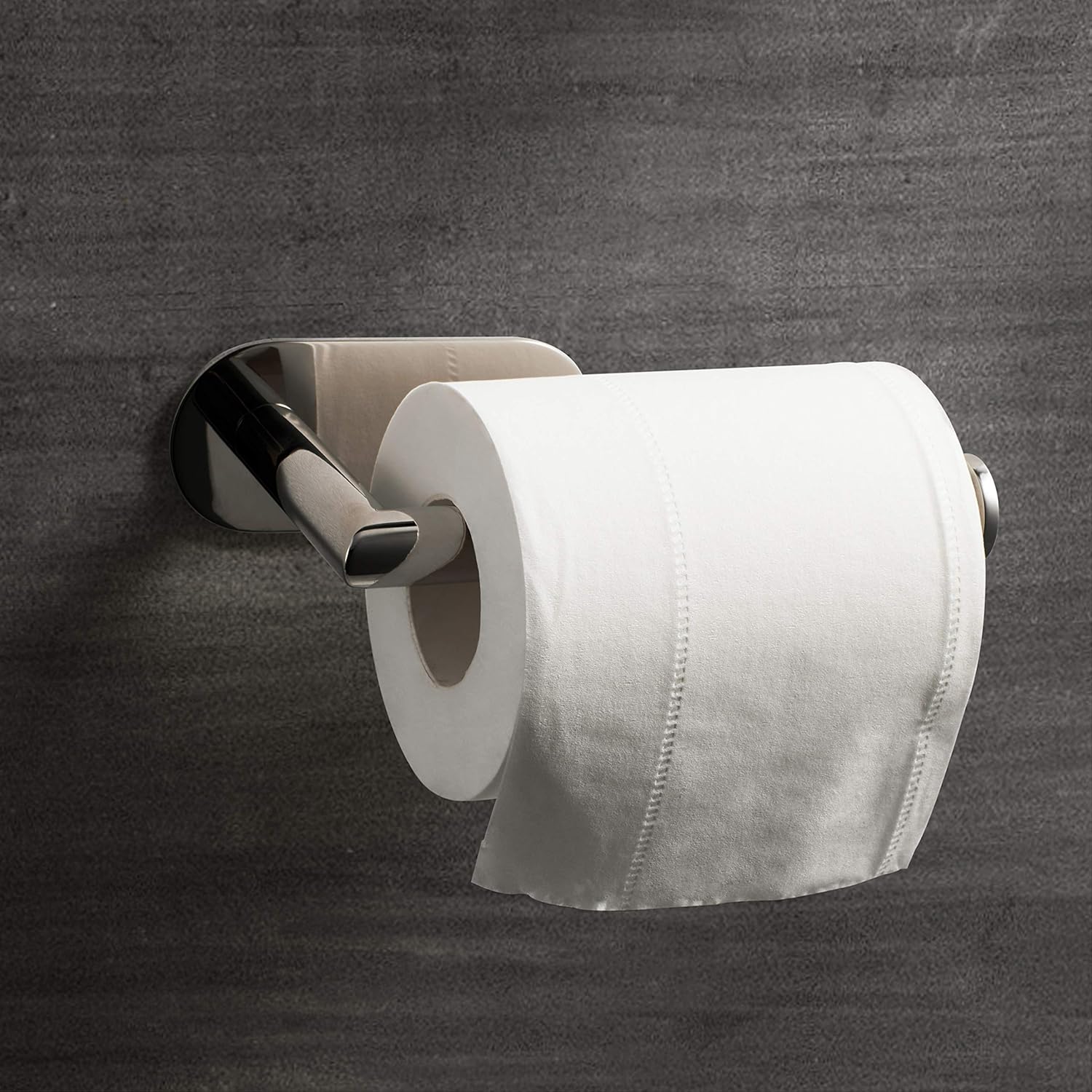 Thumbnail 5 de HITSLAM self-adhesive toilet roll holder (polished chrome, 304 stainless steel)