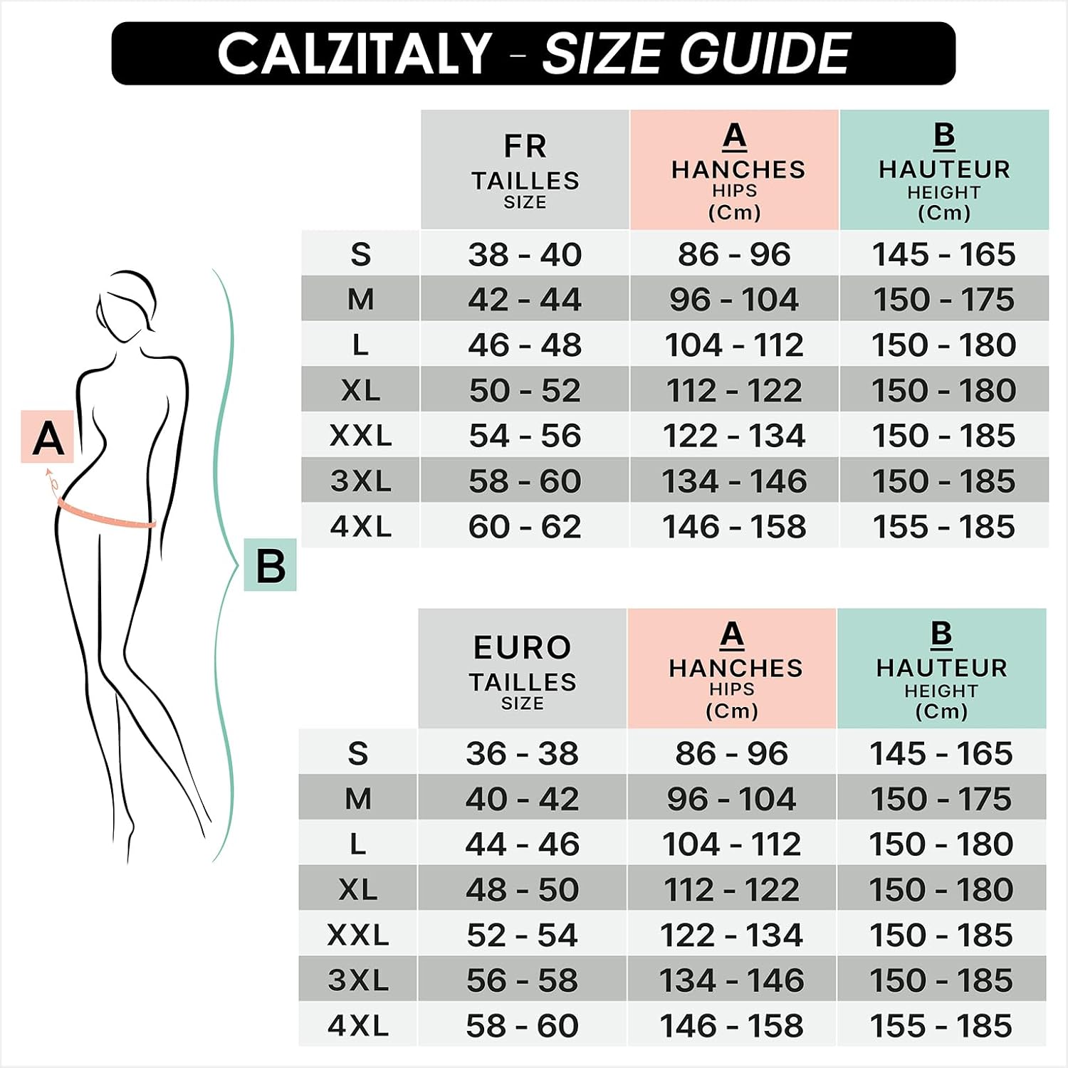 Thumbnail 6 de CALZITALY PACK 1/2 Paires - Collants de Contention 70 DEN (S à 4XL) fabriqués en Italie