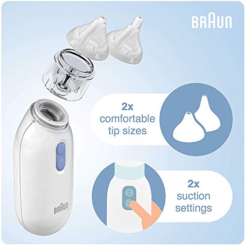 Detalle de Braun Mouche-bébé 1 | Décongestion douce et pratique pour nouveau-nés et enfants