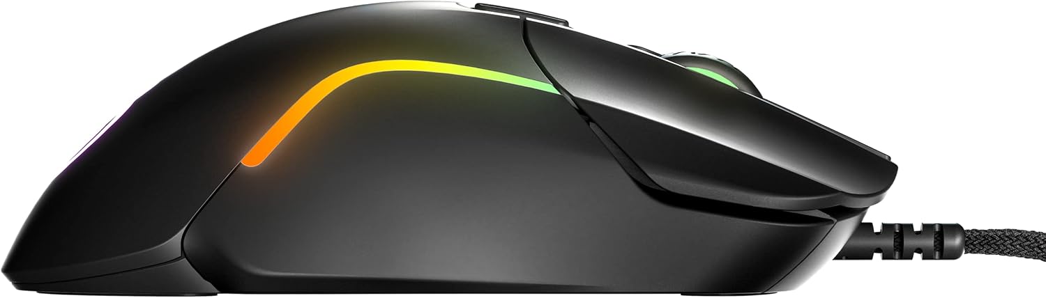 Detalle 2 de SteelSeries Rival 5 gamingmuis met TrueMove Air, 9 knoppen en 85 g