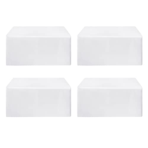 Detalle de HolidayIdeas Fitted White Tablecloths 72 x 30 4-pack ๐งพ