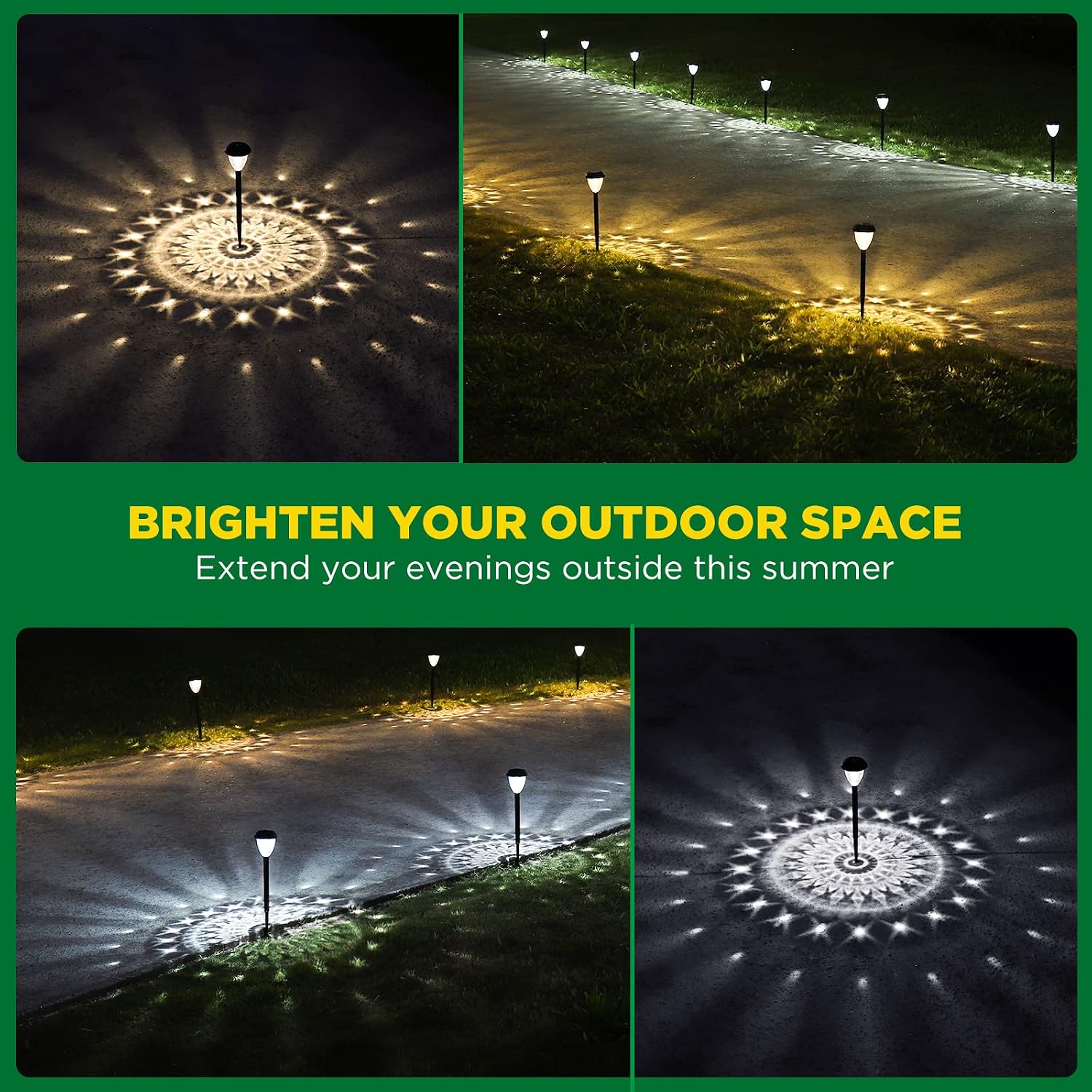 Detalle 2 de URAGO Solar Pathway Lights 10-Pack