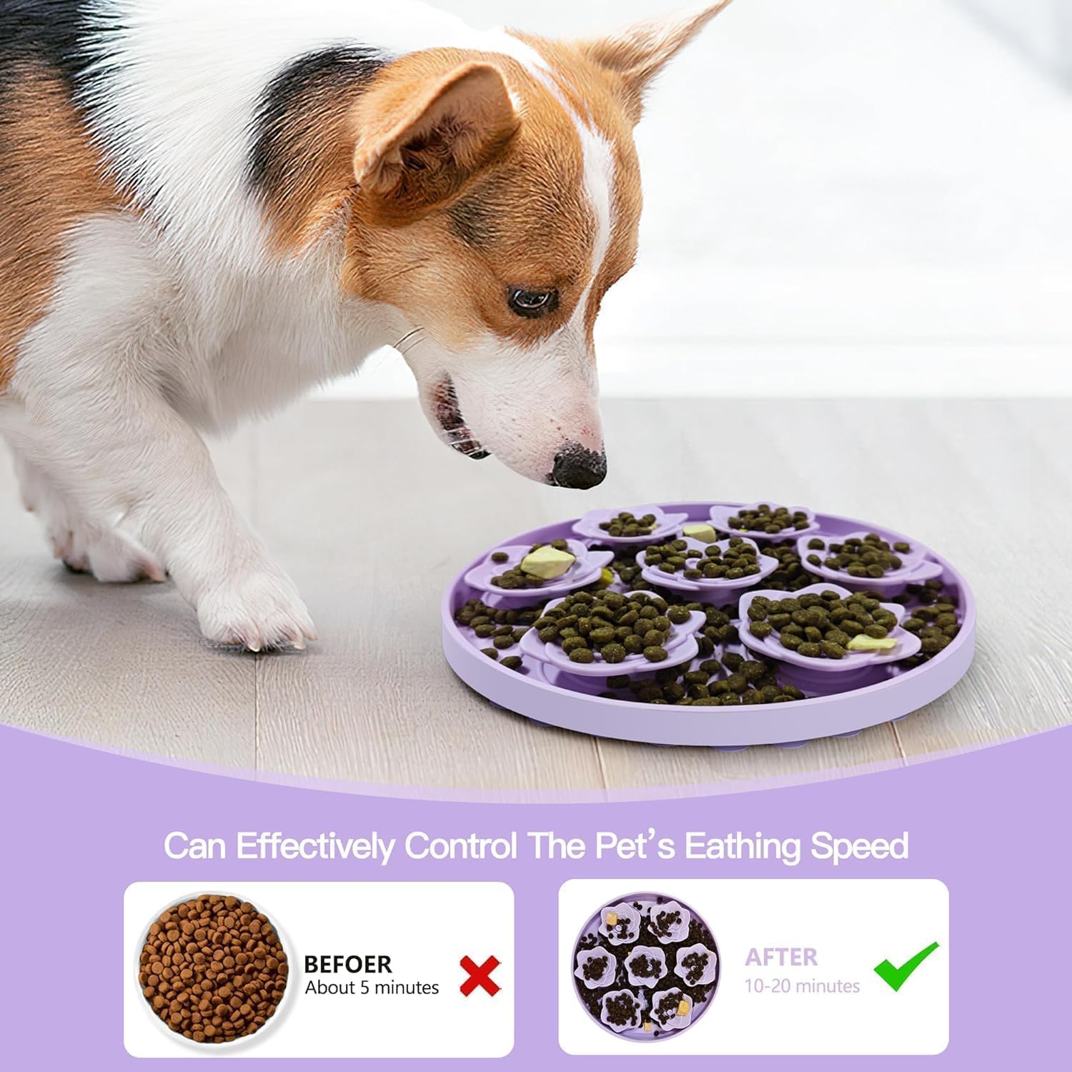 Detalle de TUCANA Lick Mat for Dogs and Cats, Silicone