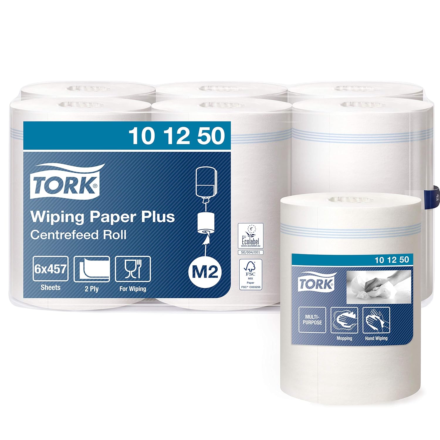 Detalle de Tork Papier d'Essuyage Plus M2 Dévidage Central