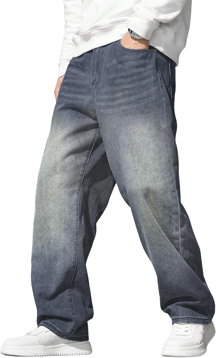 Detalle de JMIERR Baggy Jeans Loose Fit 32"