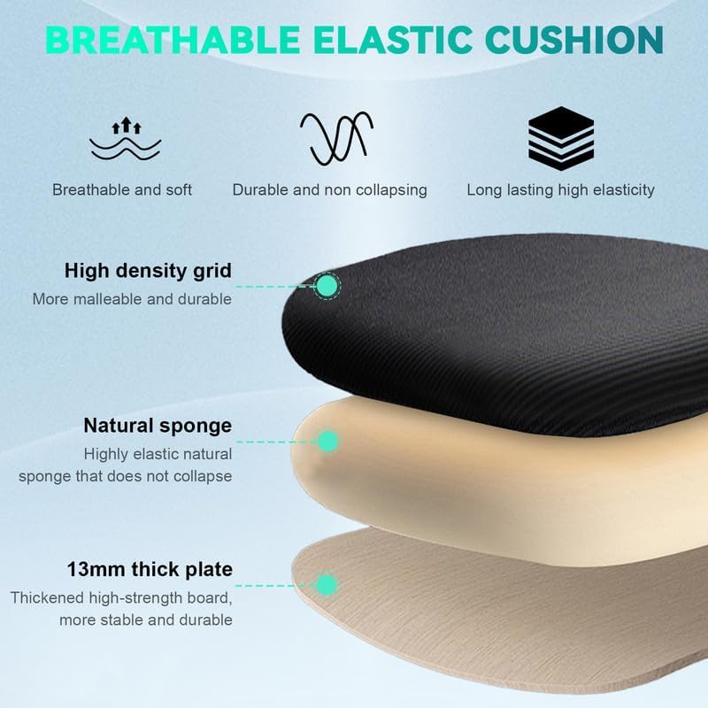 Thumbnail 6 de Silla Ergonomica con Reposacabezas y Soporte Lumbar 🪑