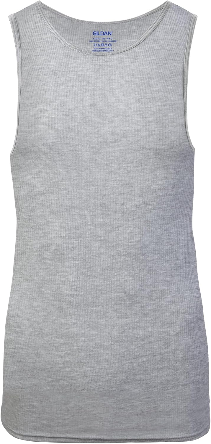 Detalle de Gildan Men's Sleeveless Tees Multi-Pack