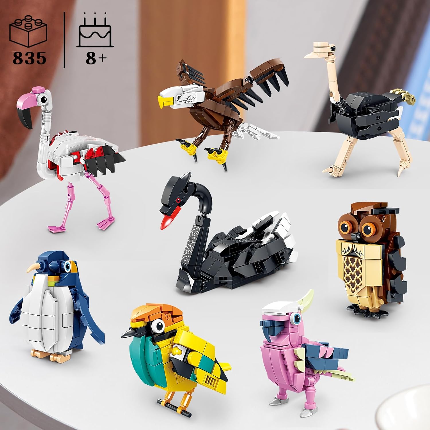 Detalle 2 de Bird Building Set, 835 Pieces