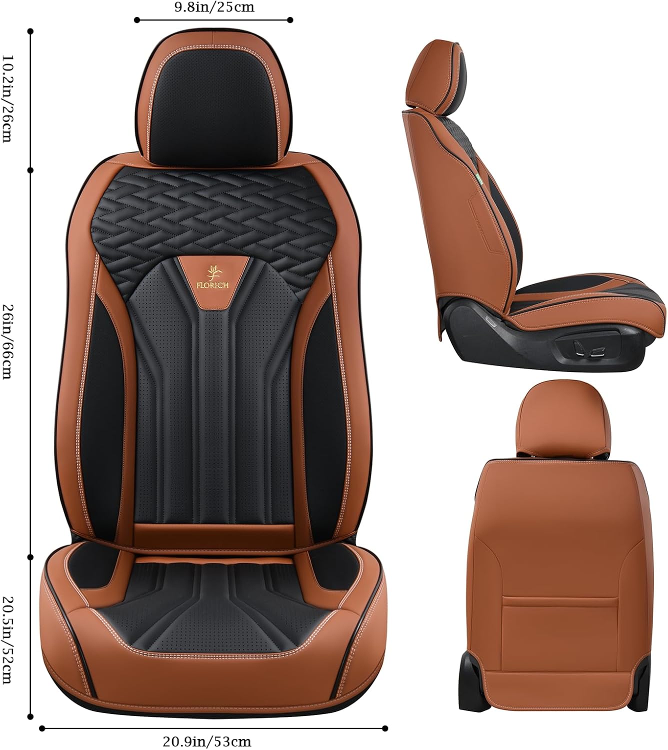 Thumbnail 5 de FLORICH Leather Seat Covers 5-Seat Set