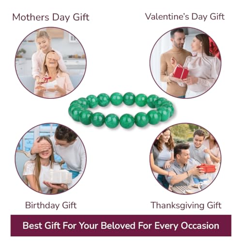 Detalle de Crystal Vibe Healing Crystal Bracelet — Adjustable Natural Gemstone Beads for Meditation, Yoga, and Daily Wear