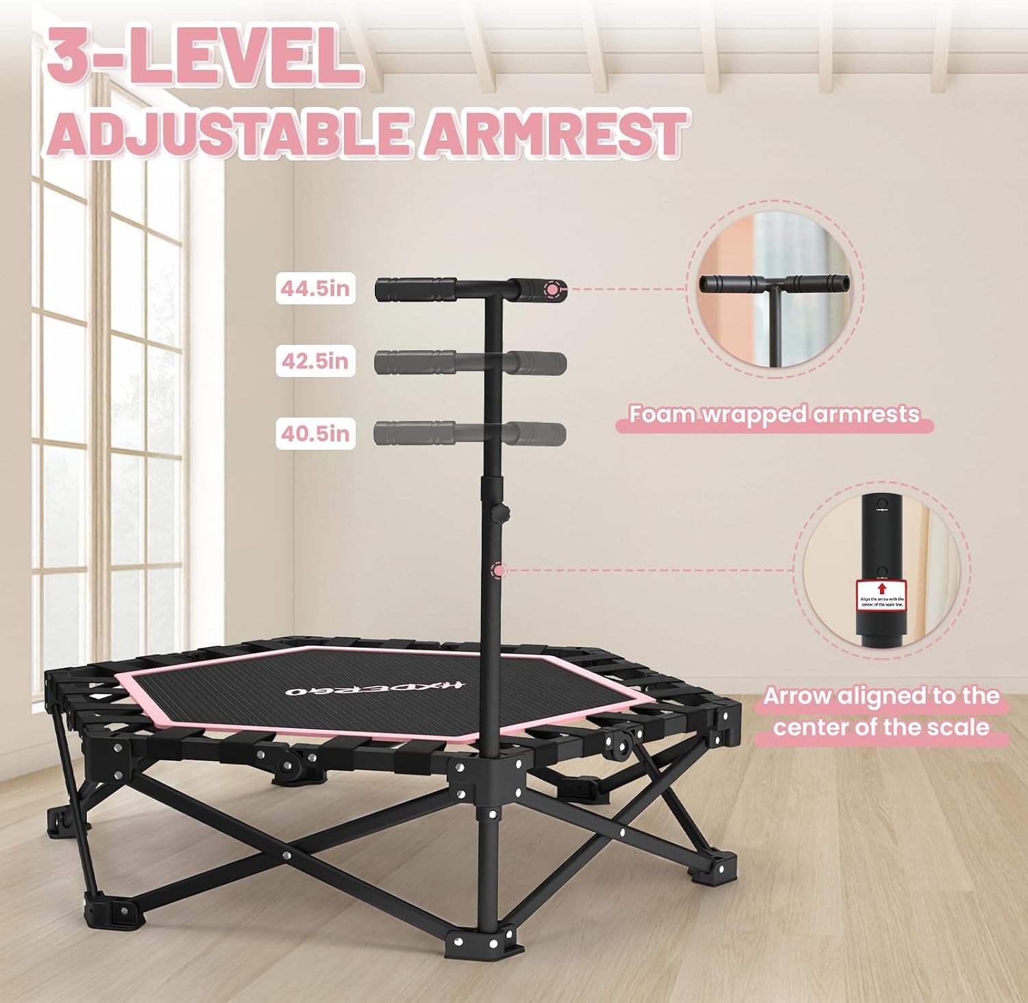 Thumbnail 2 de HXD-ERGO 42" Foldable Mini Trampoline 460 lbs