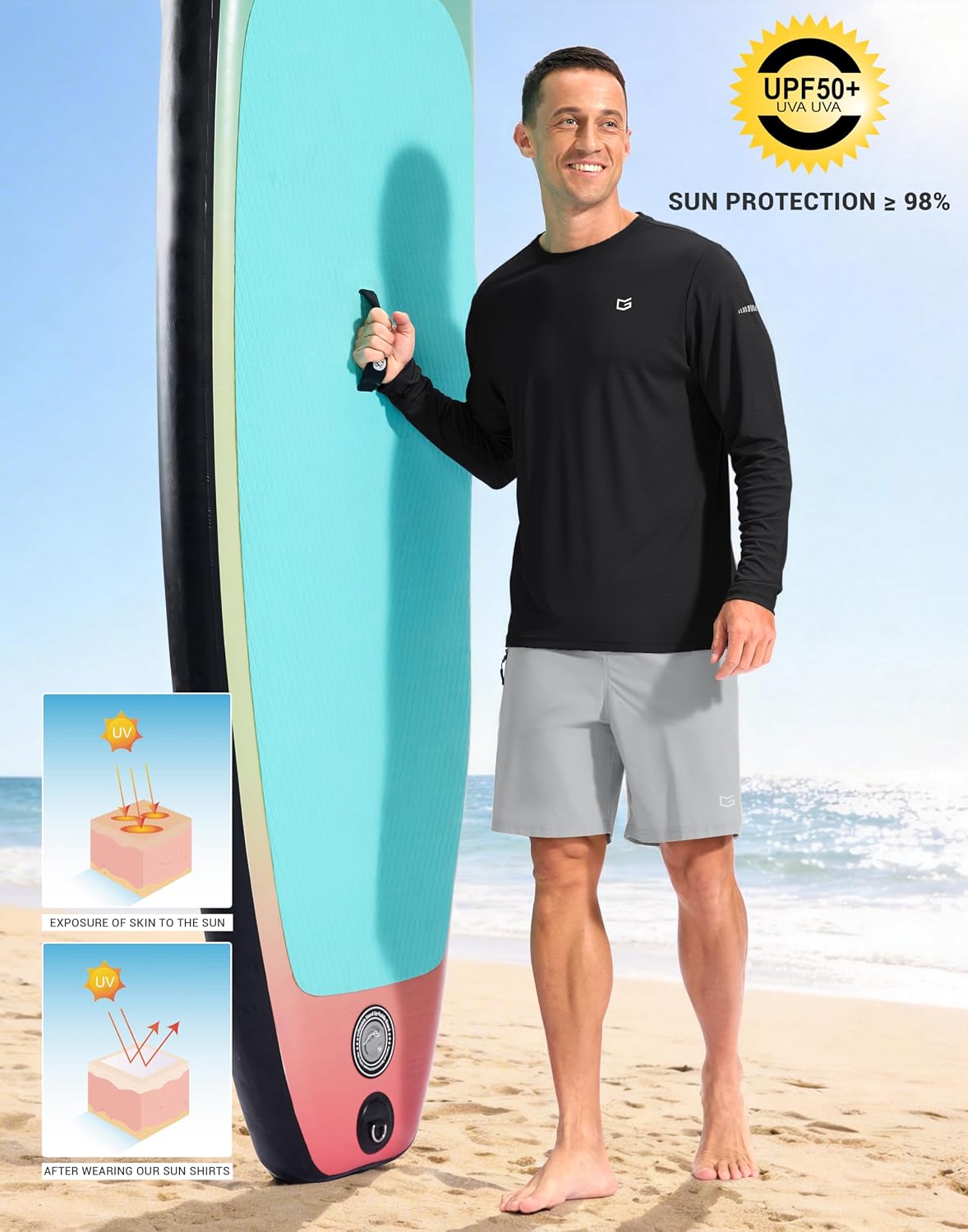 Detalle 2 de Rash Guard Shirt UPF 50+