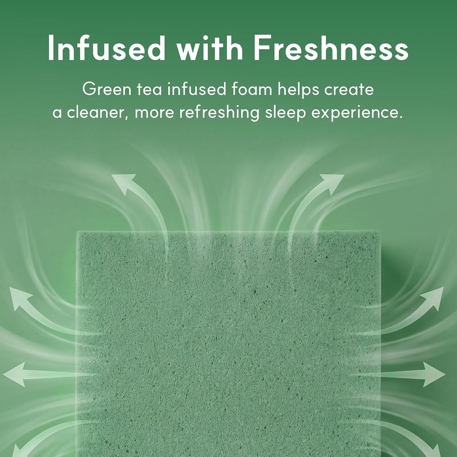 Detalle de LIFEMENT L-MT-WHT-06-T Twin Mattress, 6-Inch Matcha Gel Memory Foam