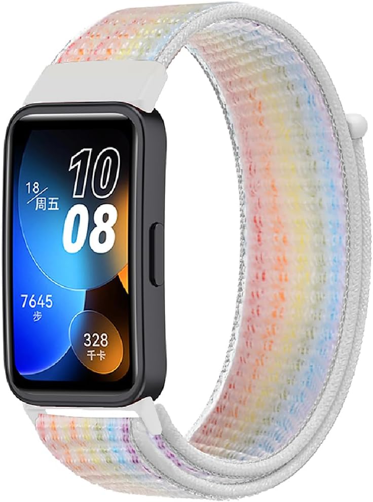 Thumbnail 5 de FYISWHO Breathable Nylon Sport Watch Strap for Huawei Band 8 / 9 / 10