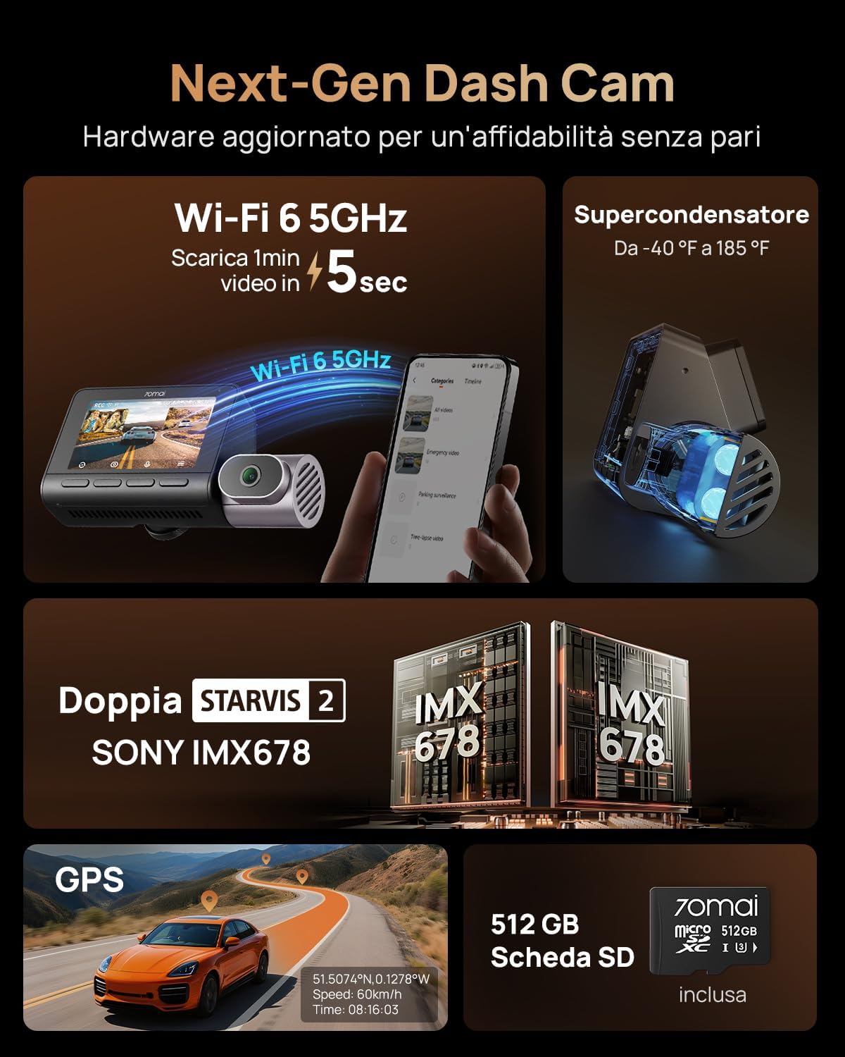 Thumbnail 3 de 70mai Dash Cam T800 4K