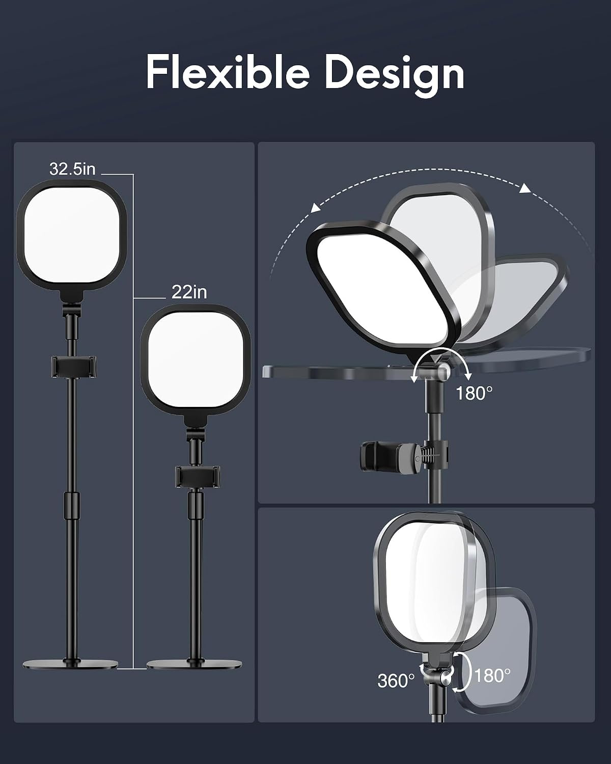 Detalle 2 de Zoom Lighting for Computer 30-Mode Desk Ring Light