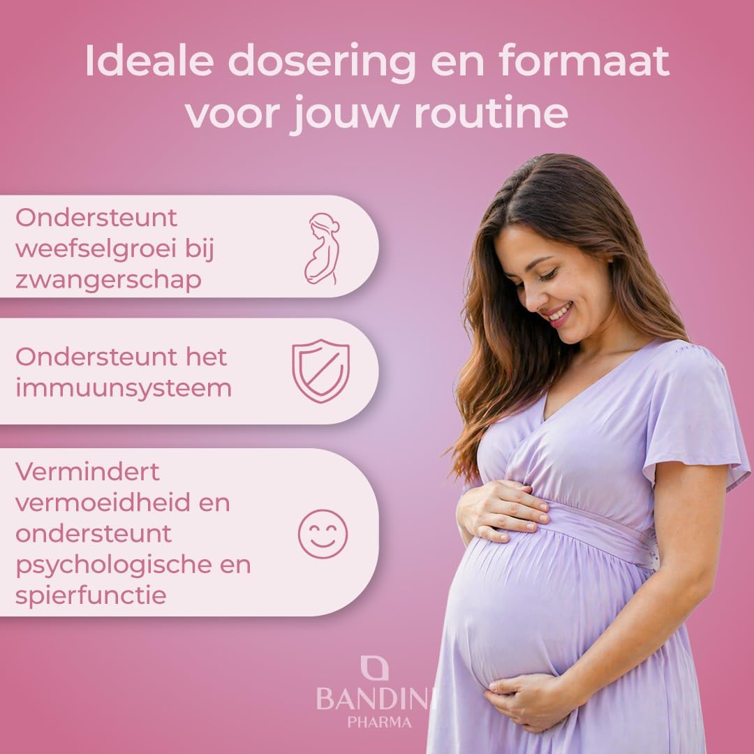 Detalle 2 de BANDINI foliumzuur 400 µg, 365 tabletten met vitamine B12 en D3
