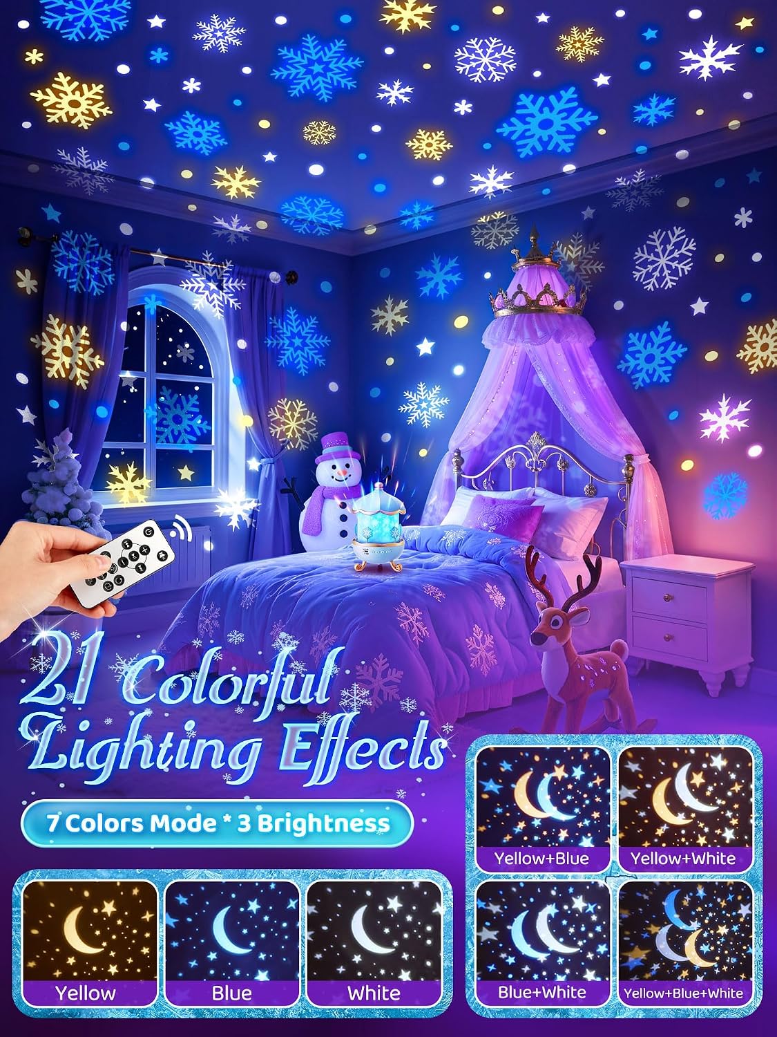 Thumbnail 4 de Luce notturna proiettore cielo stellato unicorno
