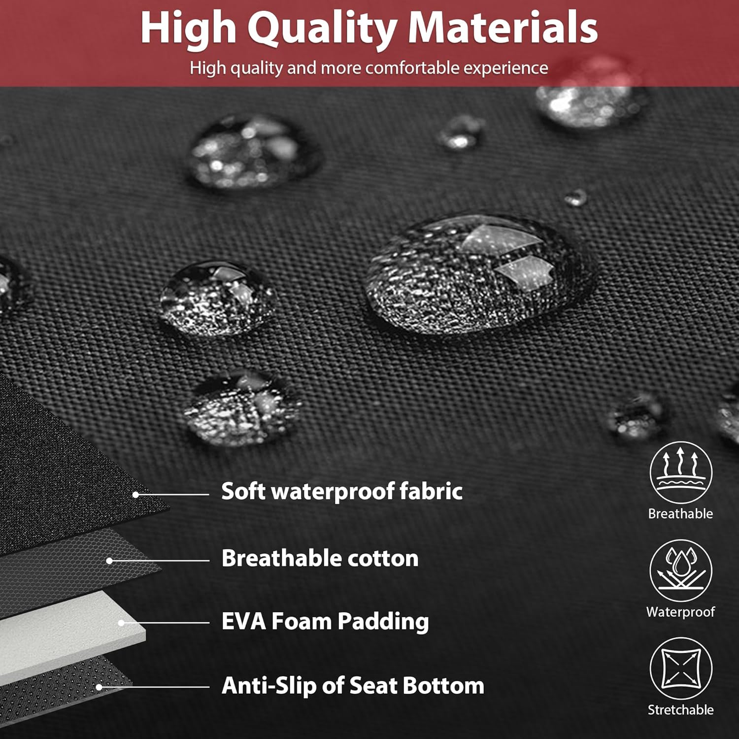 Thumbnail 4 de CAR PASS Neoprene Wetsuit Seat Covers 5mm