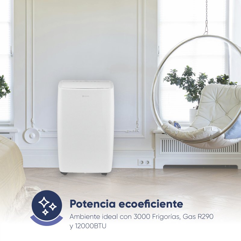 Thumbnail 1 de Origial AirFeel 3000W WiFi (con bomba de calor) portátil, 3.000W y 3.000 frigorías