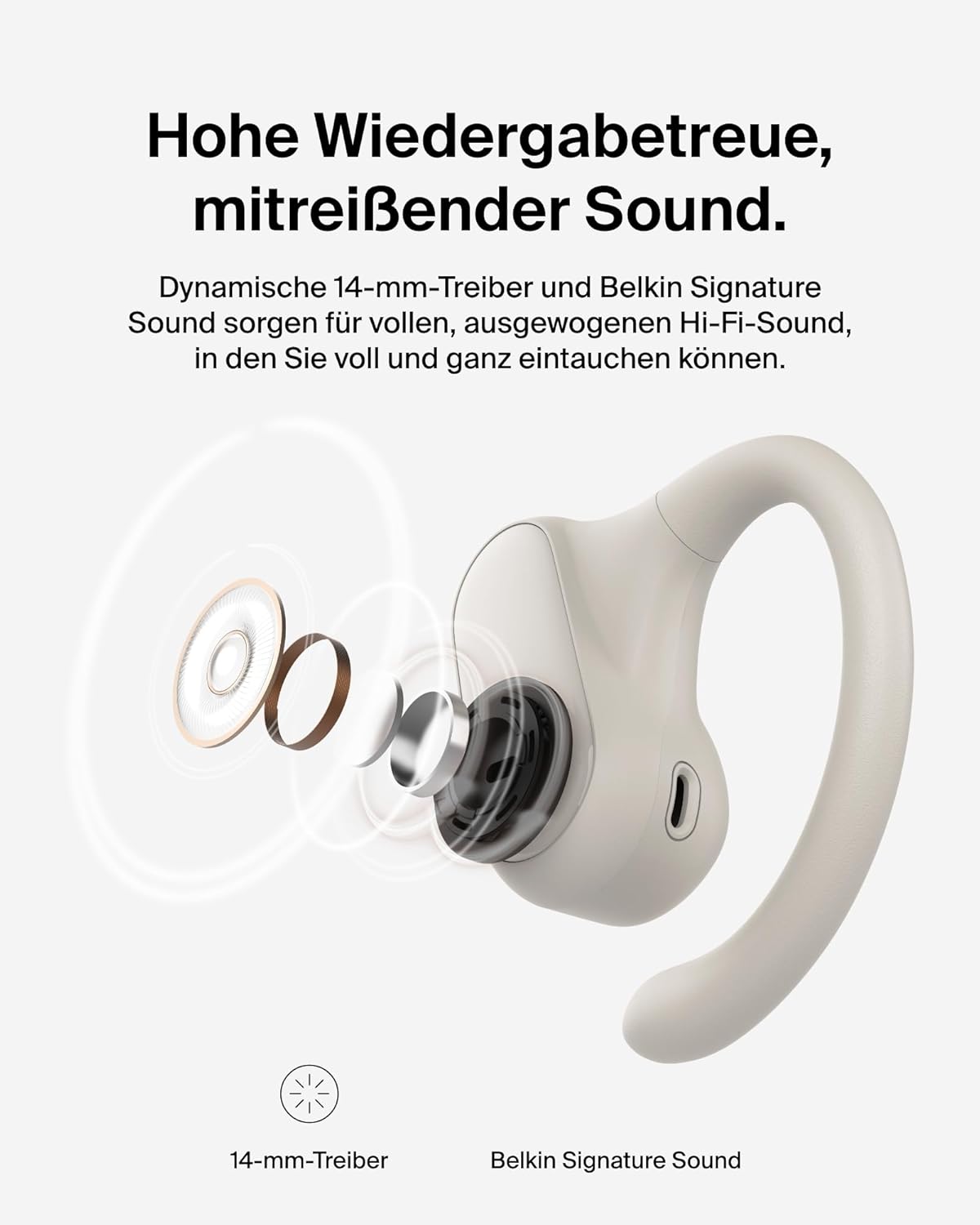 Thumbnail 5 de Belkin SoundForm ClearFit Open-Ear Kopfhörer