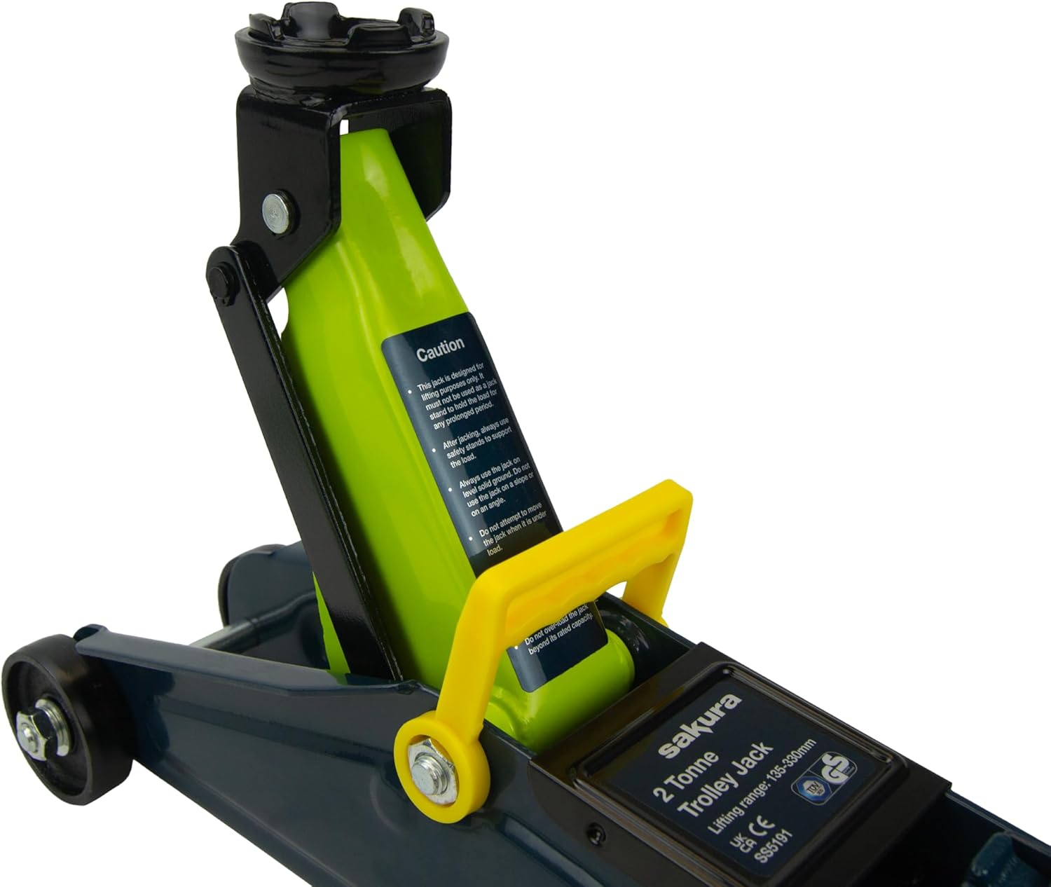 Thumbnail 2 de Sakura 2 Tonne Hydraulic Trolley Jack for Cars (SS5191) with 135–330mm Lift Range