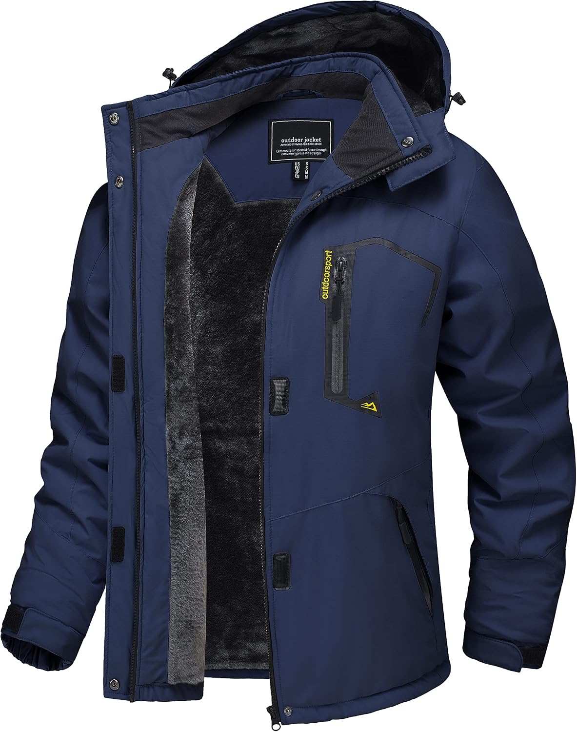 Thumbnail 5 de TACVASEN Damen Übergangsjacke Warm Gefüttert