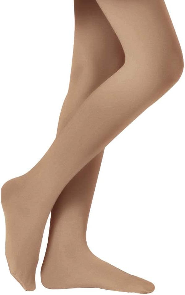 Detalle de Stelle Girls’ Footed Ballet Tights, 2T–15Y, Four-Way Stretch