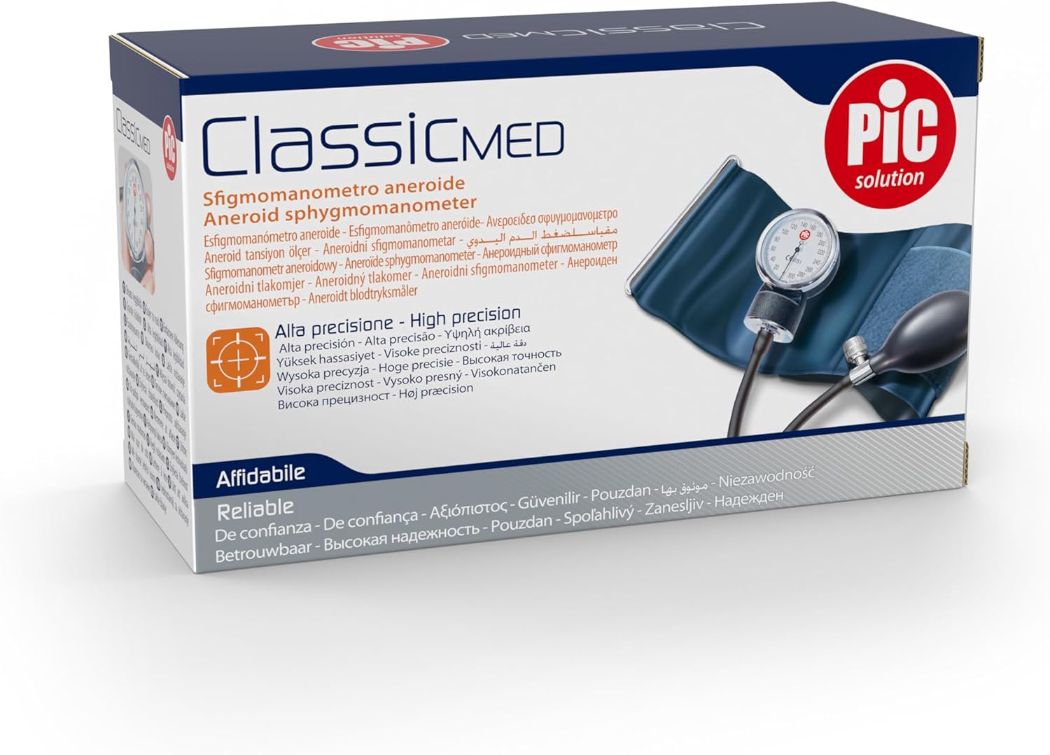 Thumbnail 1 de Pic Solution Sfigmomanometro aneroide ClassicMED – kit per la misurazione manuale della pressione