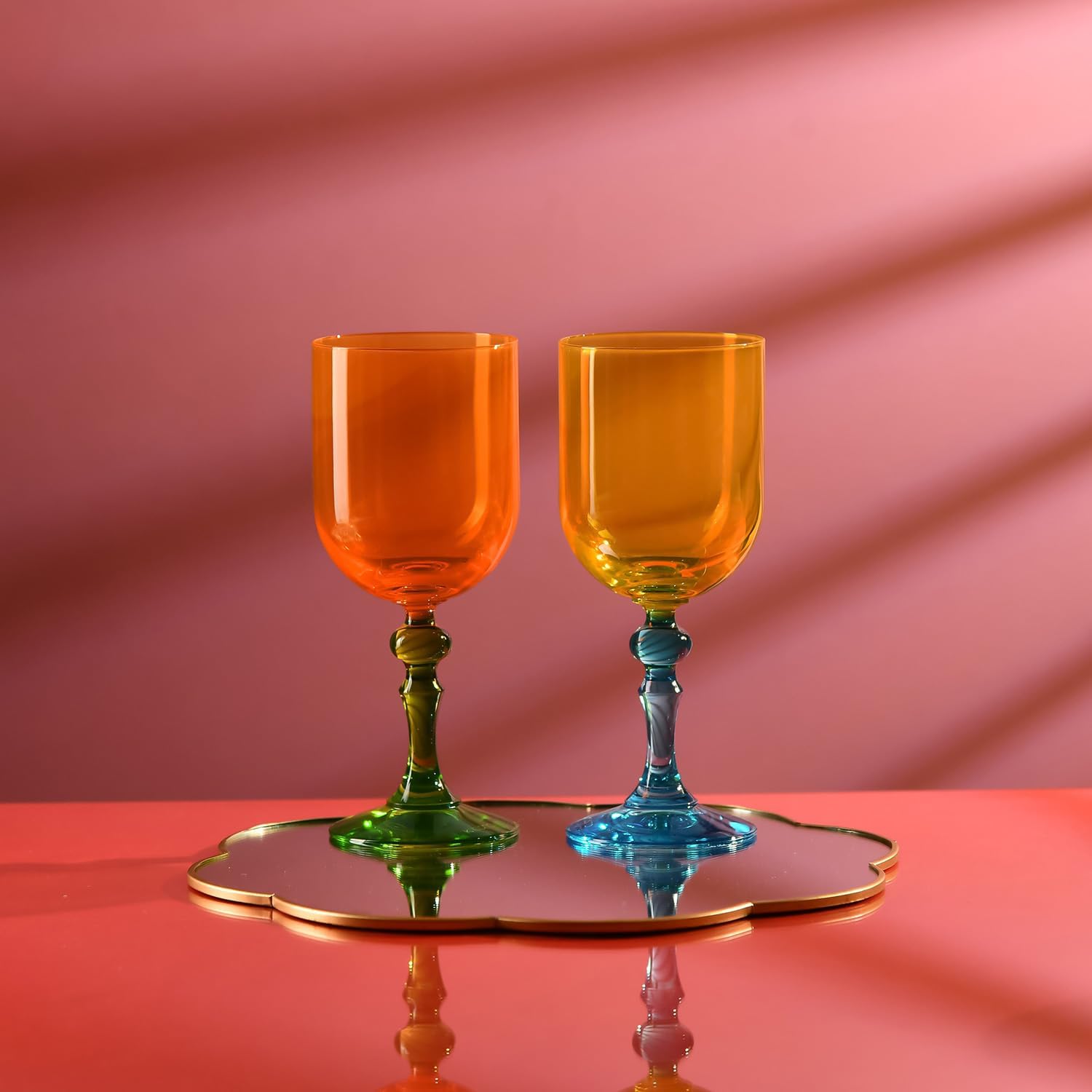 Thumbnail 6 de KROSNO FKP1711000001010 Bubble – kieliszki 2 × 300 ml, pomarańczowo-żółte