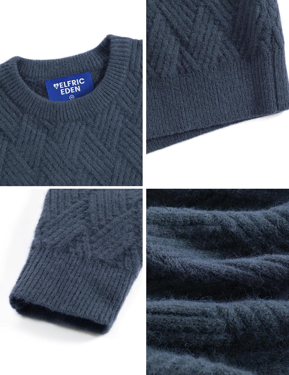 Detalle 2 de Aelfric Eden Vintage Oversized Cable Sweater