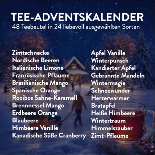 Thumbnail 6 de Meßmer Tee-Adventskalender 2026 – 24 Türchen mit 48 Teebeuteln