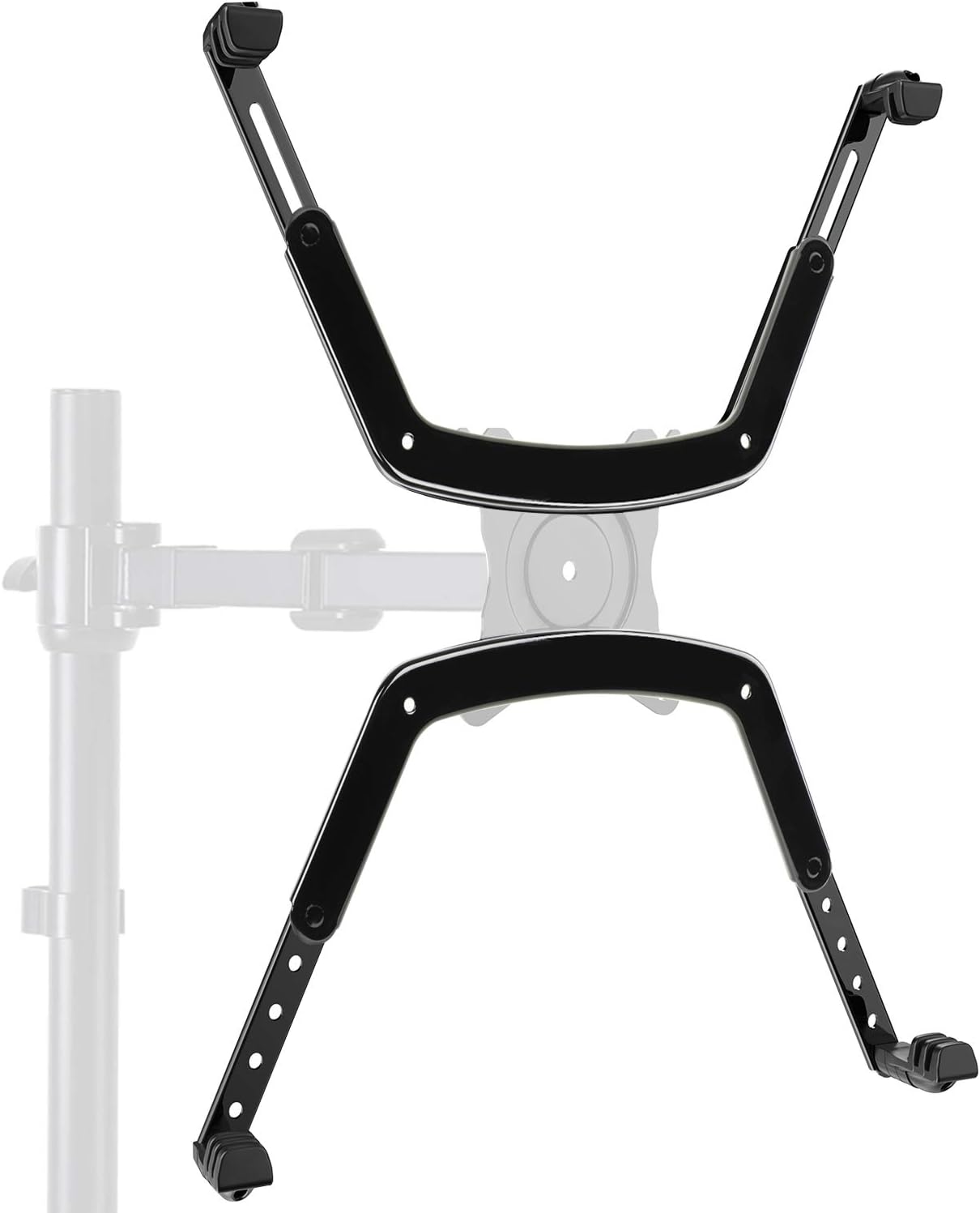 Detalle de HUANUO Non-VESA Monitor Arm Mount Kit – Konvertierbarer 75 mm VESA Adapter für 17–27 Zoll Displays