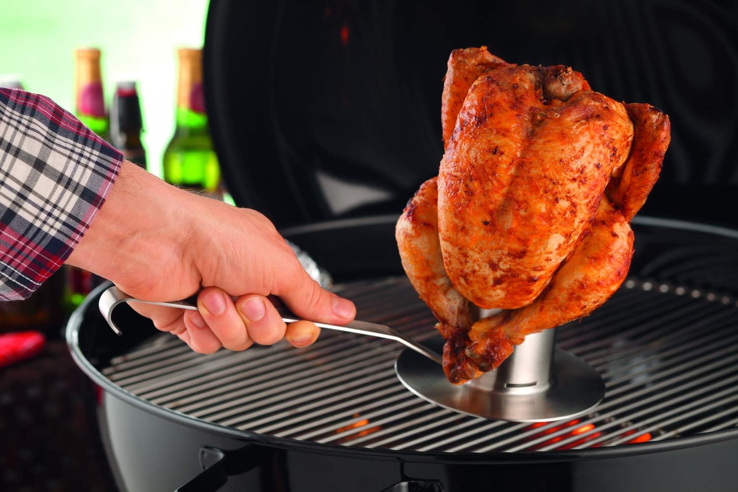 Thumbnail 2 de RÖSLE Rôtissoire de Poulet: Insert Haute Qualité pour Poulet ou Canard, Cuisson au Four ou Barbecue