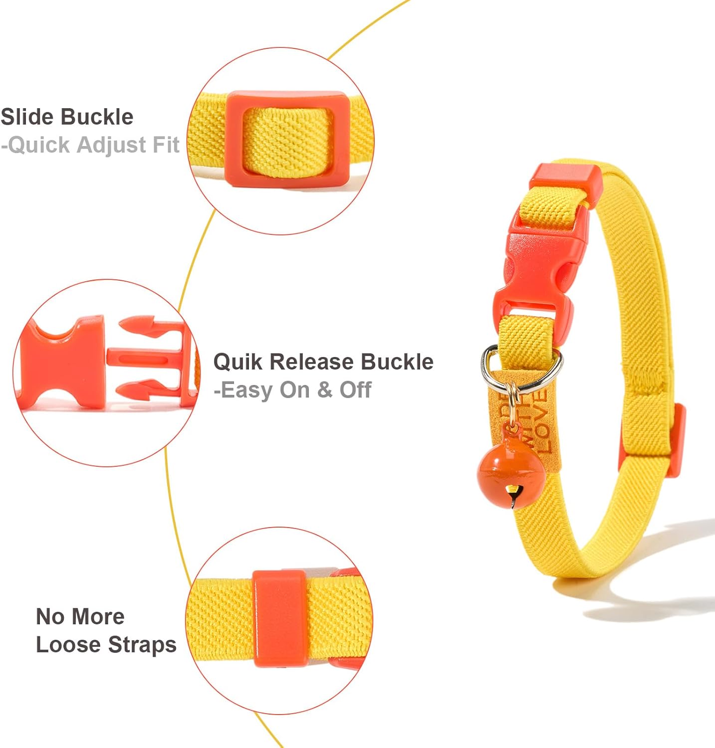 Detalle 2 de Petiry Elastic Cat Collar 2-Pack