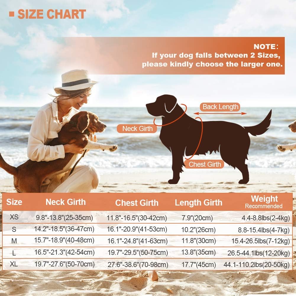 Detalle de EMUST Shark Life Jacket for Dogs – Adjustable Ripstop Vest with Rescue Handle