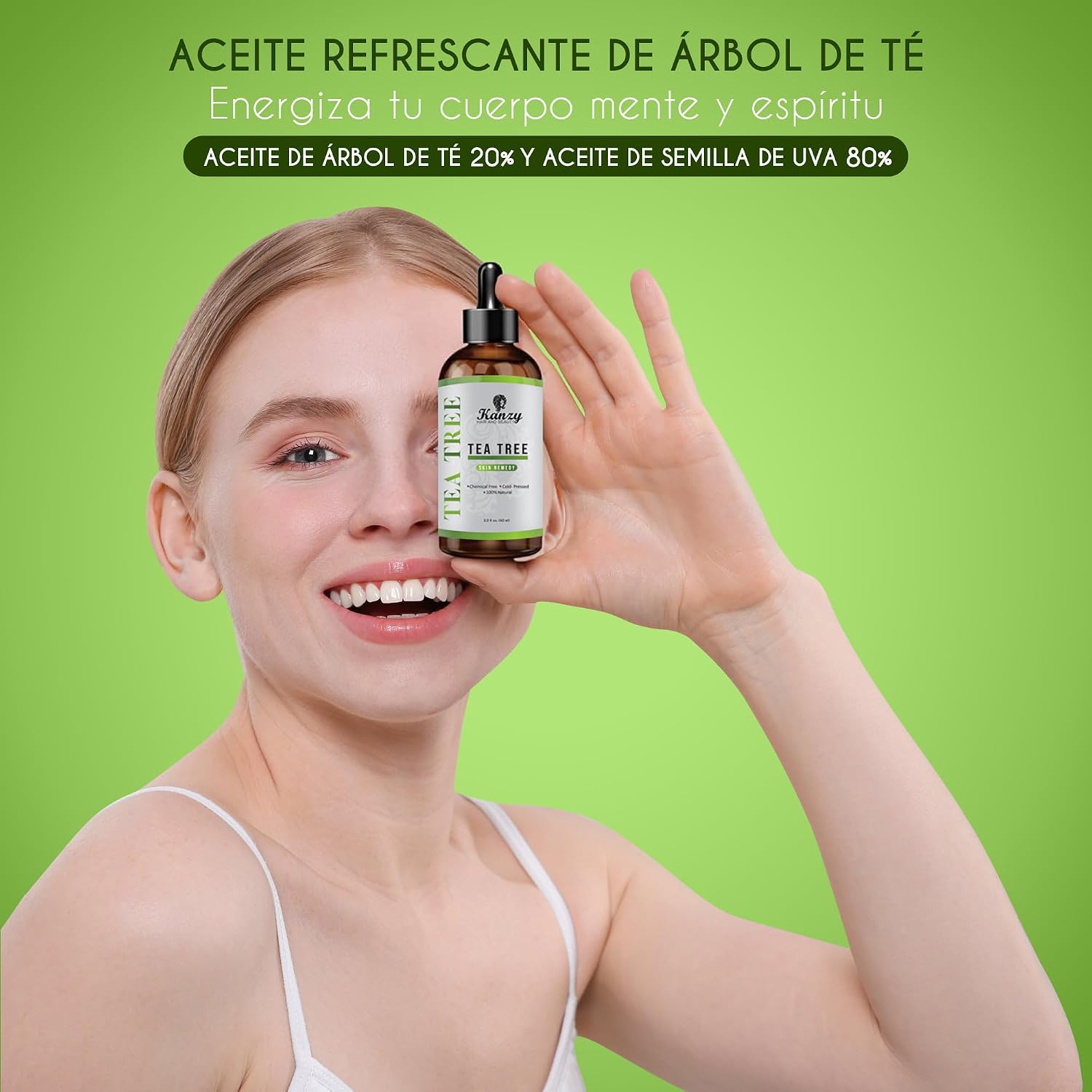 Detalle de Kanzy Aceite Árbol del Té 60ml