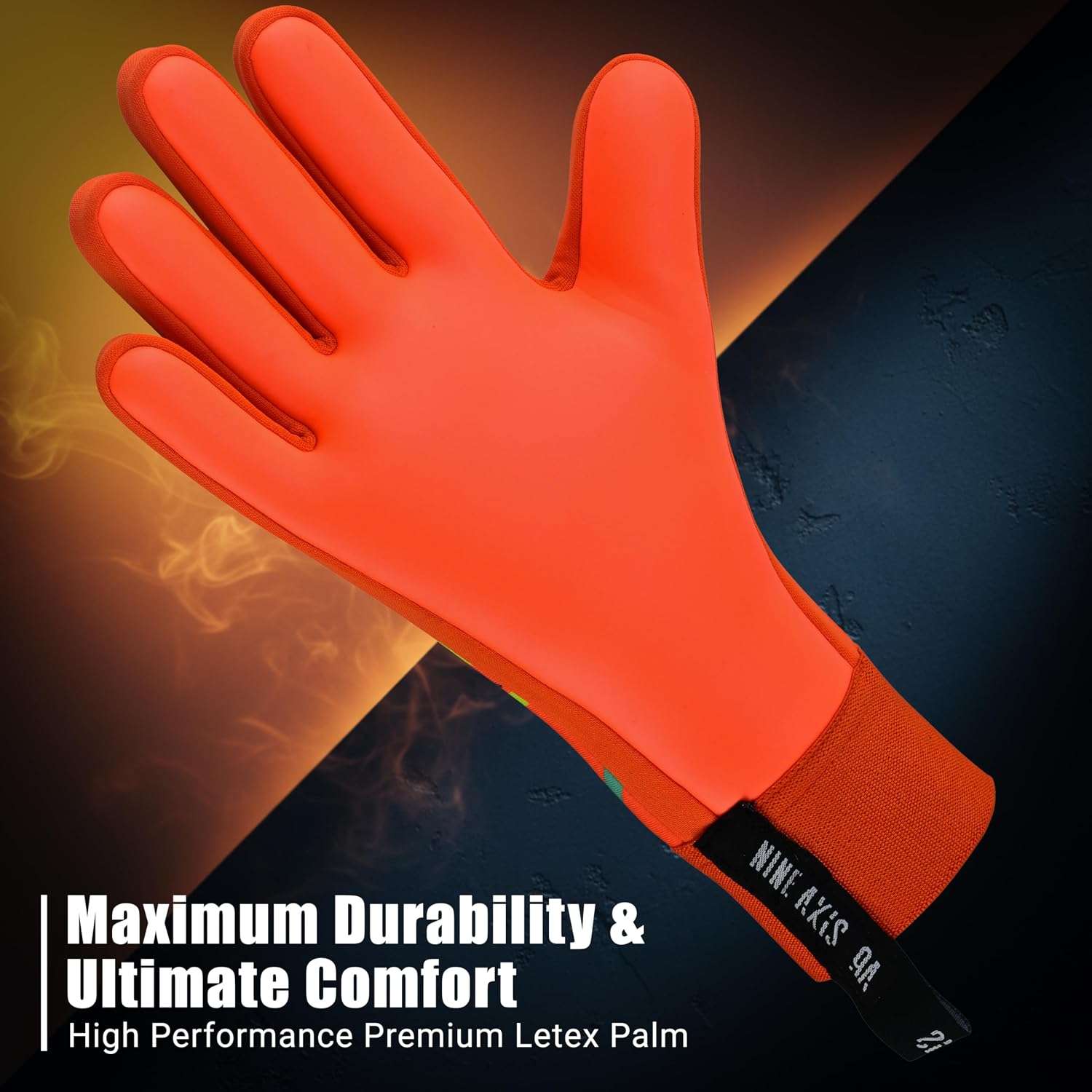Detalle 2 de NINE AXIS Youth Goalkeeper Gloves with Latex Palm