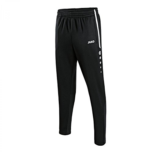 Detalle de JAKO Herren Trainingshose Active I – lang, elastischer Bund, Keep Dry, Seitentaschen