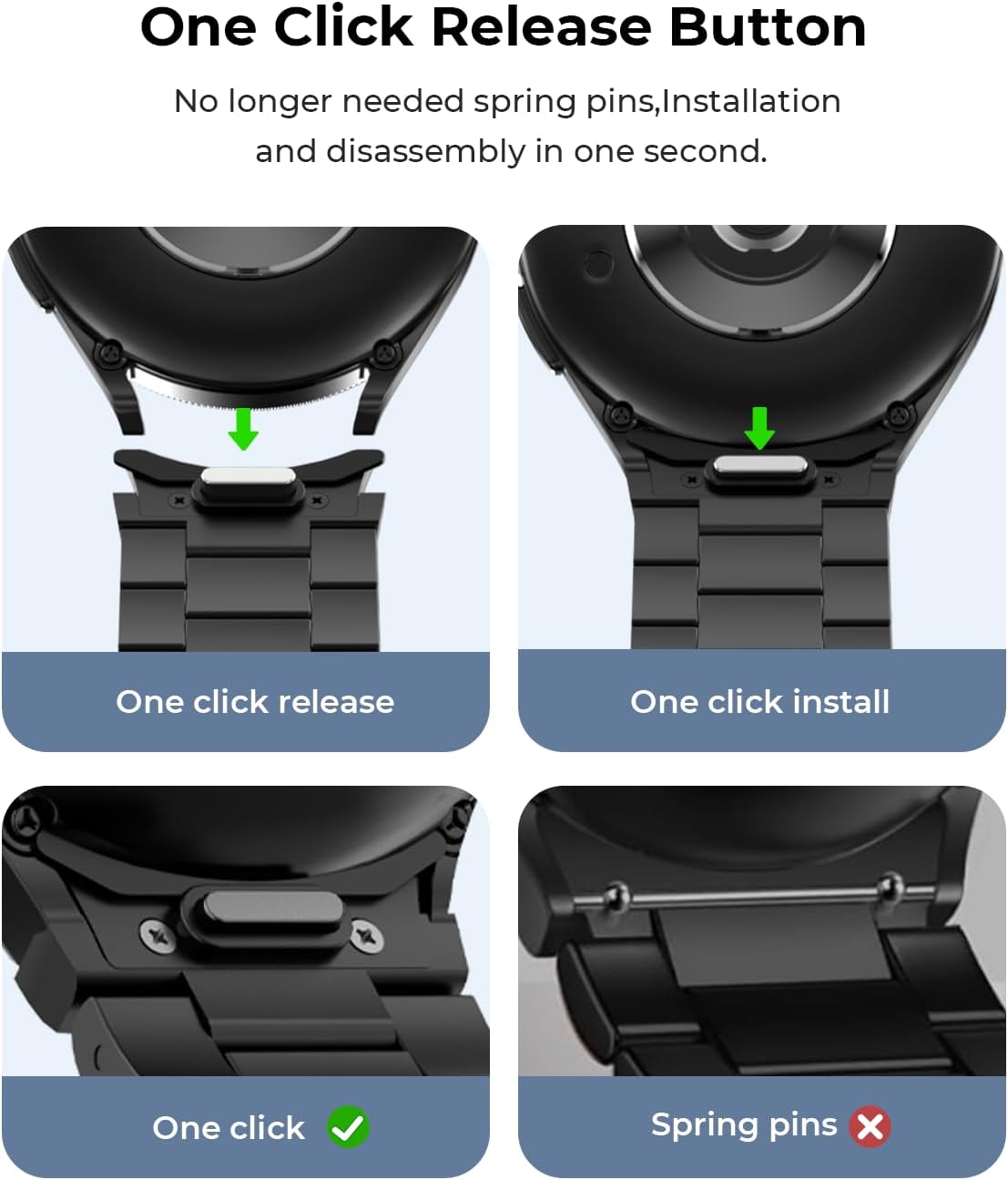 Thumbnail 2 de SUNDAREE One Click Strap for Galaxy Watch
